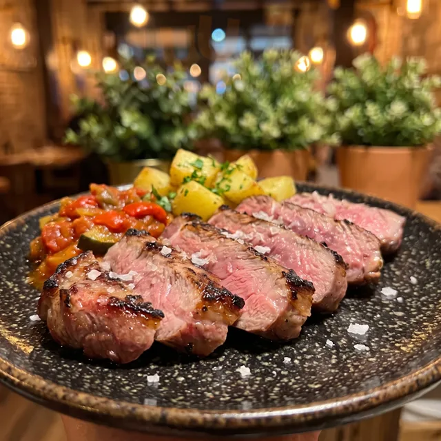 Pluma ibérica a la brasa