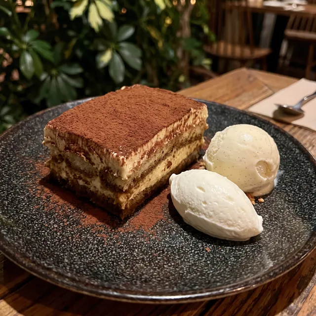 Tiramisú casero